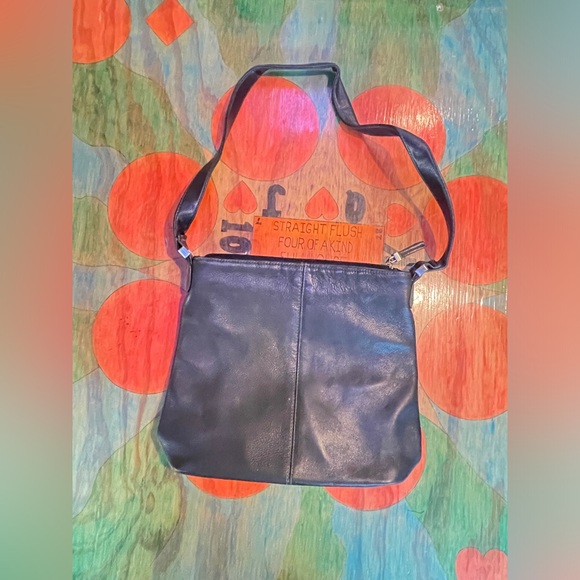 Women's Shoulder Bag tote bag Leather purse Medium Sz Black. - Picture 4 of 7